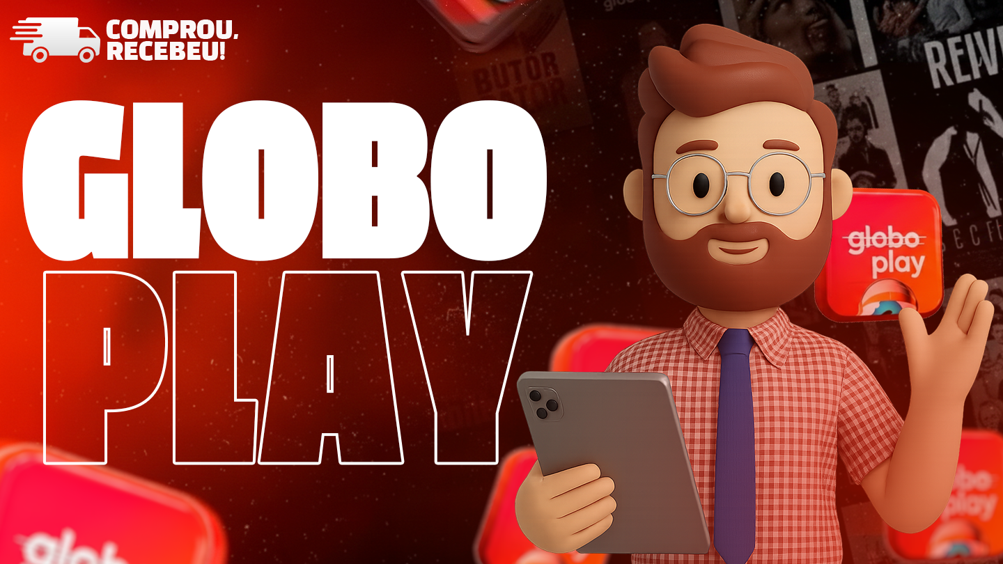 GLOBOPLAY - TELA PRIVADA - PLANO MENSAL 30 DIAS + CANAIS AO VIVO